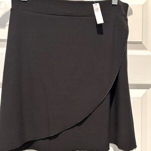 NWT- White House -Black Market Elegant Black Summer Skirt